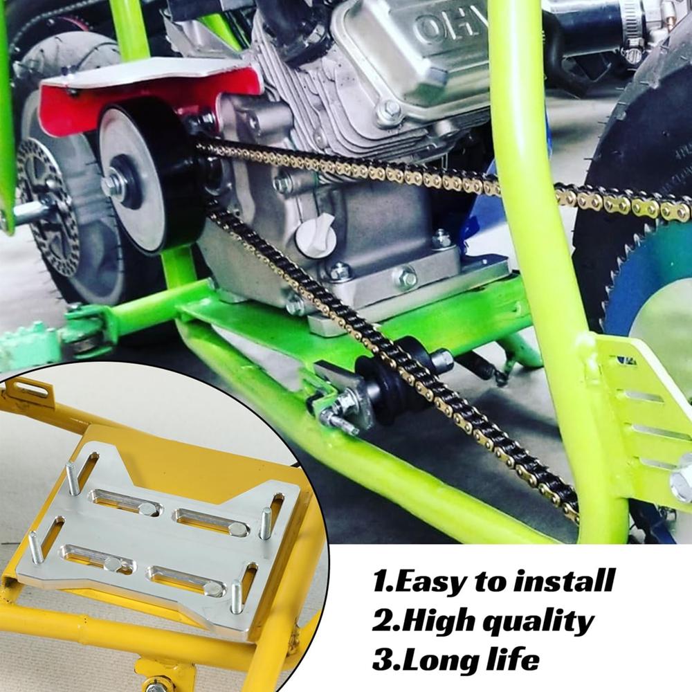 Motorhalterungs-Adapterplatte für Mini-Bike, Go-Kart, Doodlebug DB30, Coleman 100, kleine 4-Takt-Motoren, Predator 212 cc