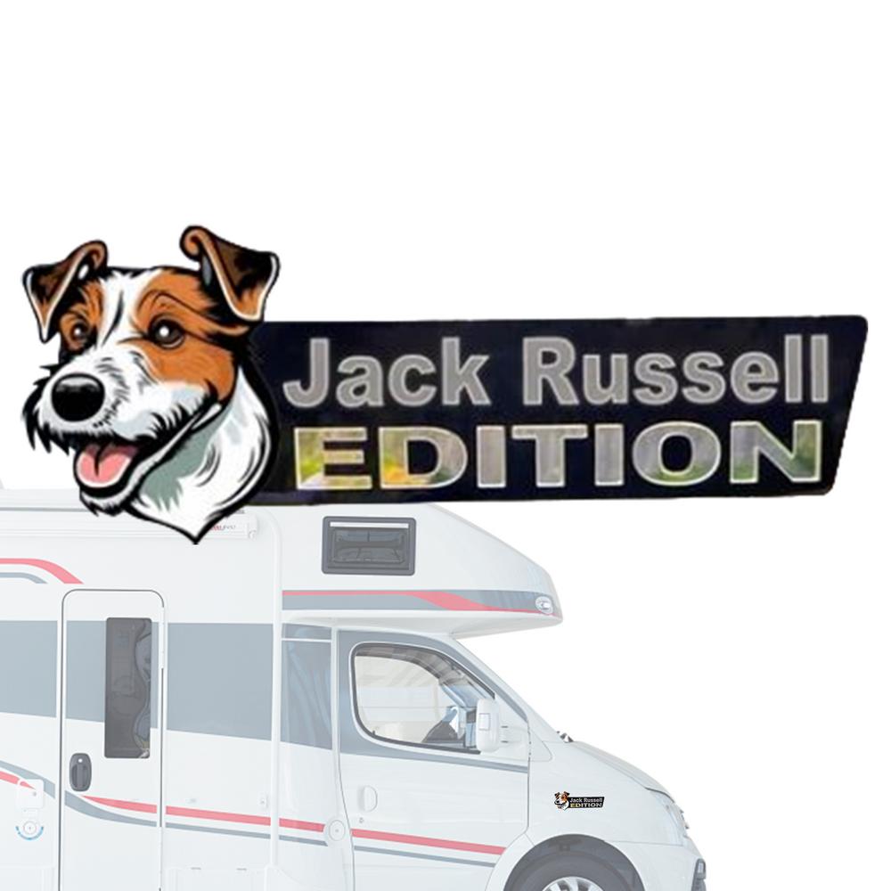 Dog Cart Emblem Car 3D Dog Edition Acrylic Car Badges Stickers Automotive Badge Decals And Stickers Exterior Decoration