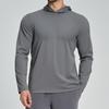 Men S Casual Sports Fitness Hooded Long Sleeve T Shirt