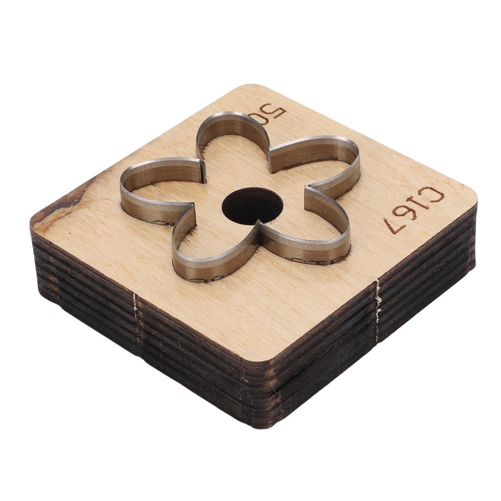 Matriță de tăiat piele în formă de floare Metal Artizanat din piele Artă pe hârtie Cutter Matriță de perforat Instrument de meșteșugărit