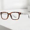 Fashionable Square Reading Glasses HD Anti Fatigue Spring Legged Presbyopia Glasses Women Eye Protection Stylish Grade Glasses