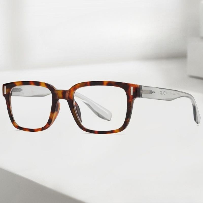 Fashionable Square Reading Glasses HD Anti Fatigue Spring Legged Presbyopia Glasses Women Eye Protection Stylish Grade Glasses