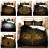 3D Retro Bedding Set, Star Chart and Other Luxurious Pattern Down Duvet and Pillowcases 2/3 Exotic AU240 * 270 Full Size Home Decoration