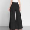 2026 Spring Women's High Waist Wide Leg Casual Pants - Solid Color, Lightweight