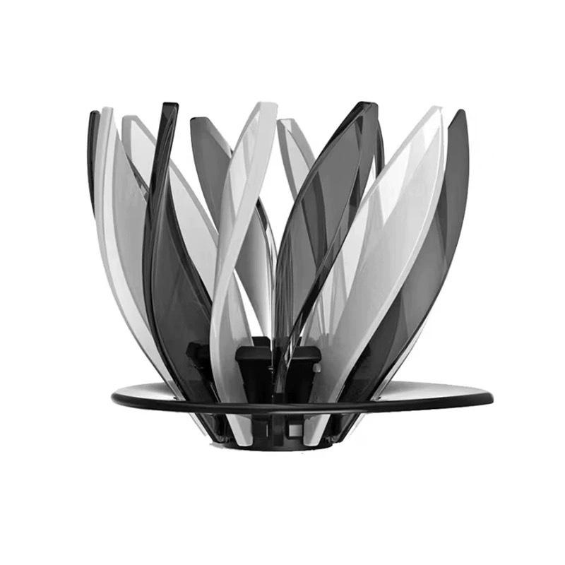 Kaffefilterkopp Passer for V60 Dryppkaffefilter Resin Vannliljeform 12 Lotusblader Avtakbar og Utskiftbar