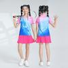 Kids Quick-Dry Badminton Training Set Girls Boys Sportswear Lightweight Bamboo Fiber Athletic Outfit