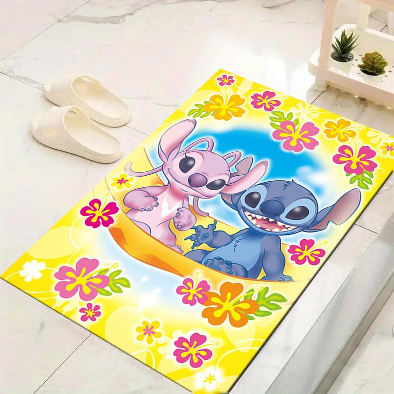 1Pc Lilo Stitch Adventure Rug, Office Carpet Indoor Outdoor Doormat, Non-Slip Soft, Living Room, Christmas Halloween Gift. M928621
