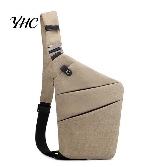 Security Anti-theft Bag Anti Theft Travel Slim Sling Large Capacity Zipper Closure Adjustable Crossbody for Women Men Functional Shoulder
