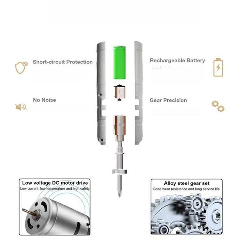 Mini USB Electric Screwdriver Multi-Functional Home & Mobile Phone Computer Repair Screwdriver Set