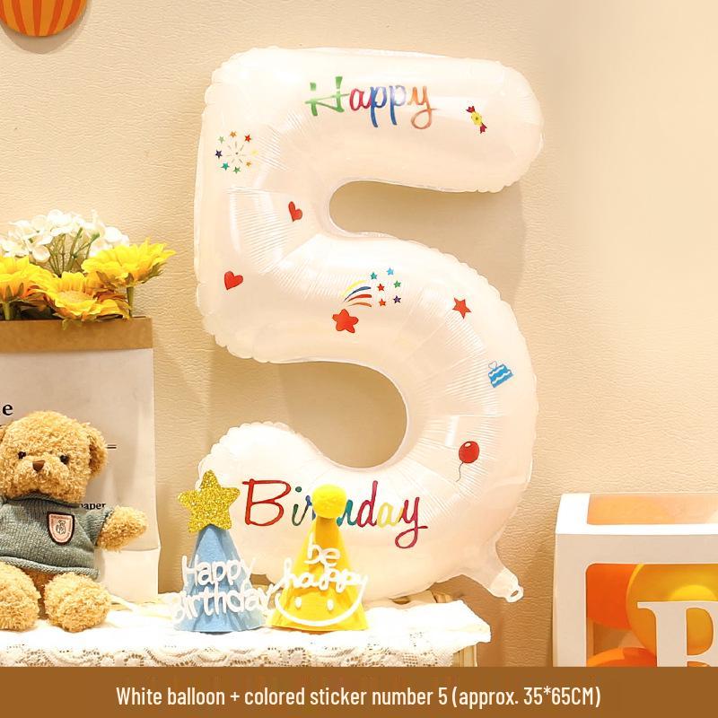 Happy Birthday Party Balloon Decorations for Kids