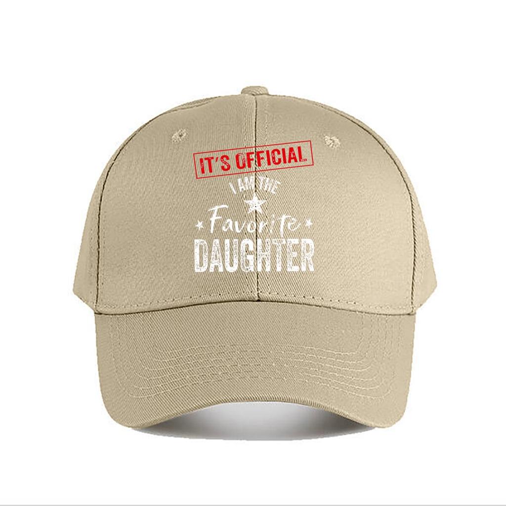Official Favorite Daughter Baseball Cap Fashion Unisex Sunhat Womens Outdoor Sports