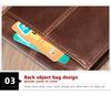 Genuine Leather RFID Wallet for Men with Coin Purse Cardholder Money Bags