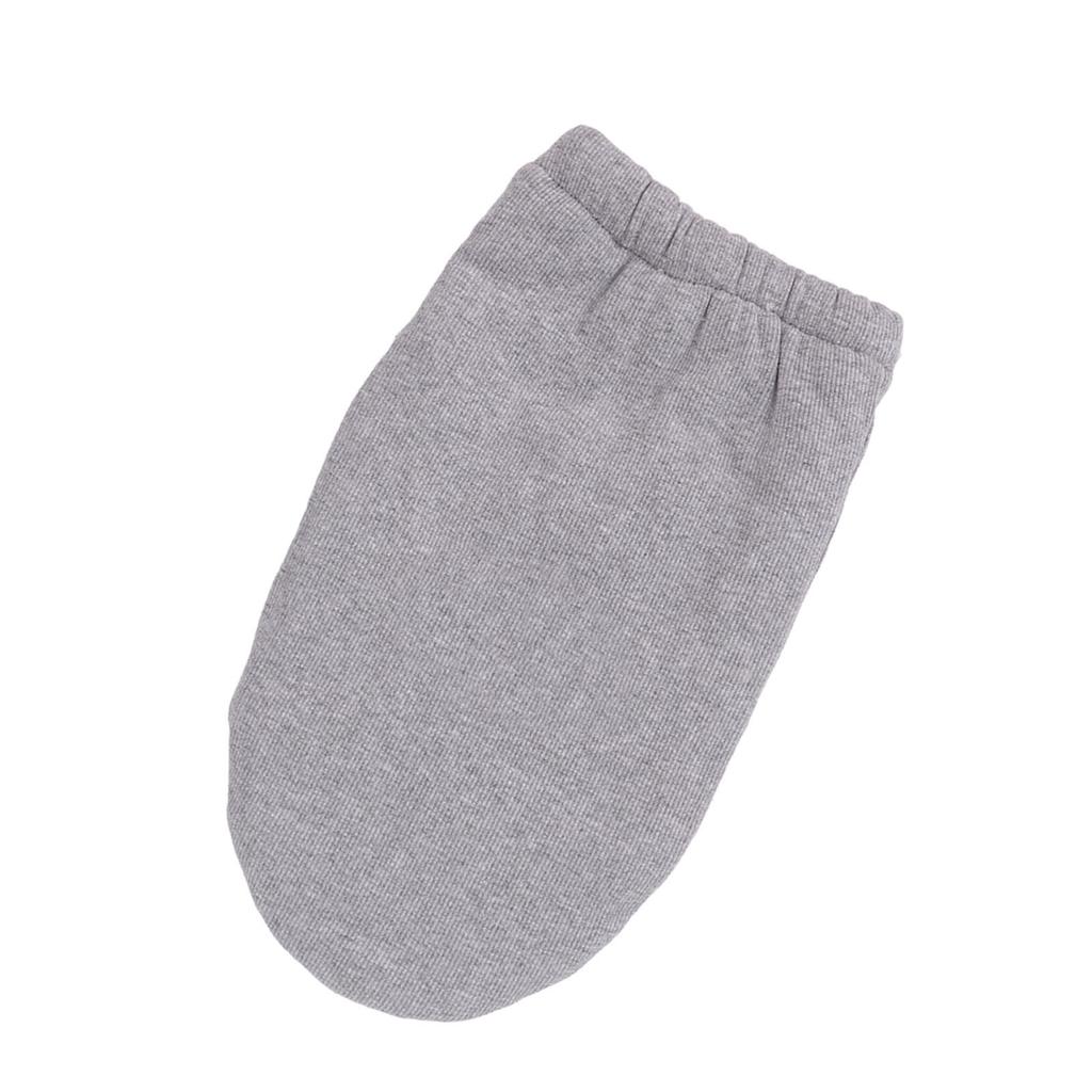 Foot Cast Socks Grey Elastic Thick Warm Fleece Soft Winter Cast Toe Cover for Injured Feet