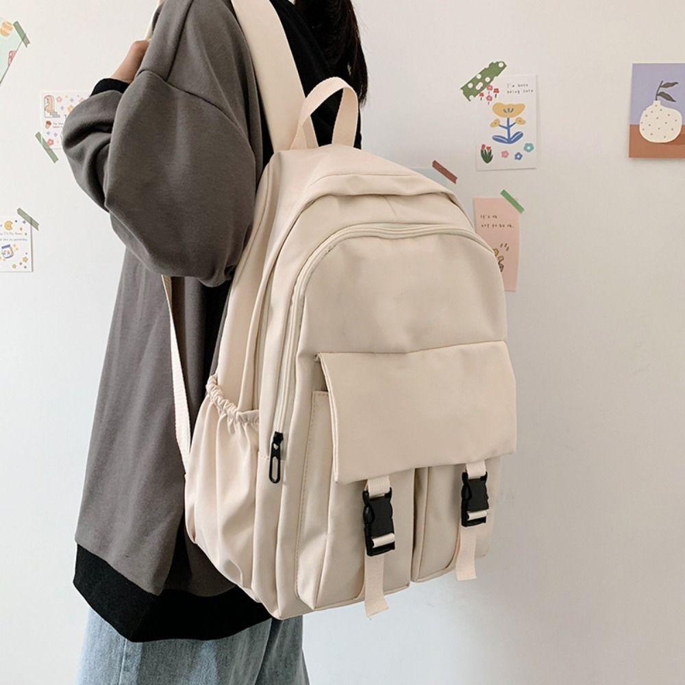 Nylon Harajuku Backpacks Korean Style Shoulder Bag Fashion Canvas School Bag Women