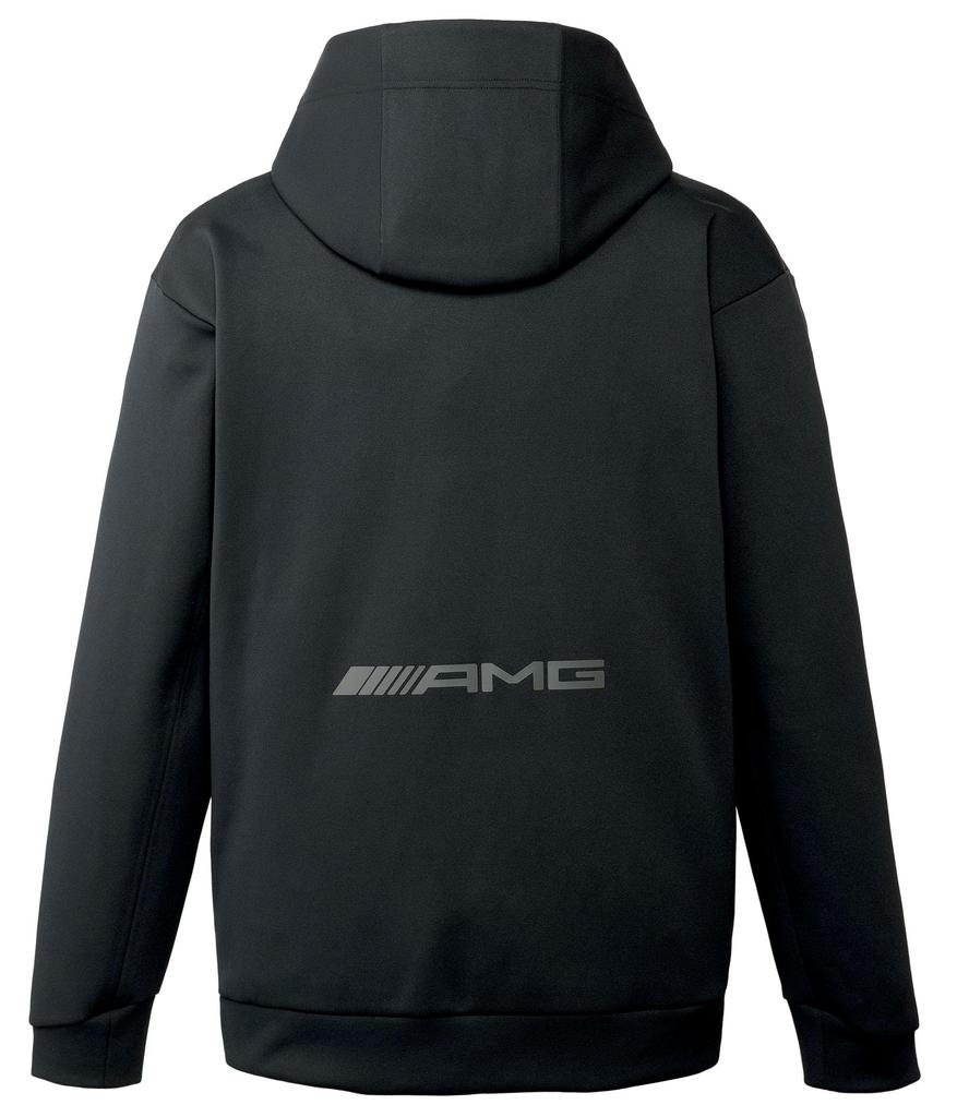 Genuine x DESCENTE Tex Sweat Hoodie Black [Mercedes-Benz Collection] Mercedes-AMG Full-Zip Jacket, (XO)