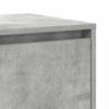 Sideboard Concrete Grey 120 x 41 x 75 cm Particleboard