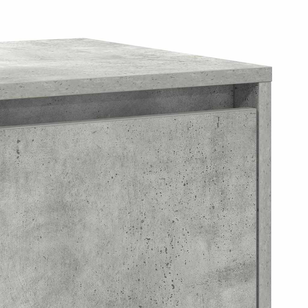 Sideboard Concrete Grey 120 x 41 x 75 cm Particleboard