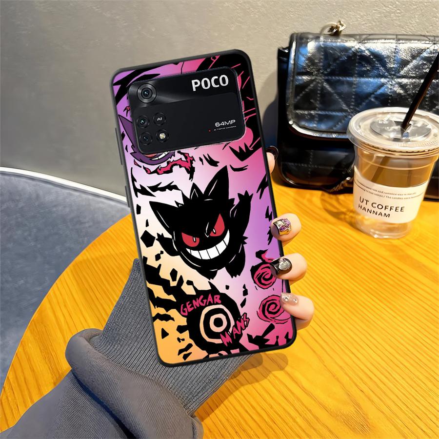 Case for Xiaomi Poco F8 M5 F1 C71 C75 X3 X4 X5 X7 Pro C50 F3 M3 M4 M7 Pro C61 Funda Phone Cover Cool Gengar Pokemon