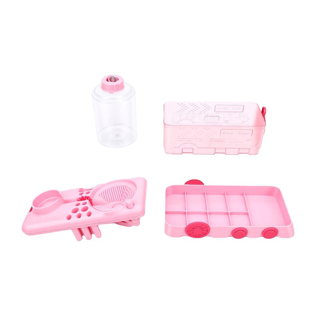Watercolor Paint Water Dispenser 250ml Clean Water Tank 500ml Waste Tank Water Cycle Watercolor Rinser Dispenser