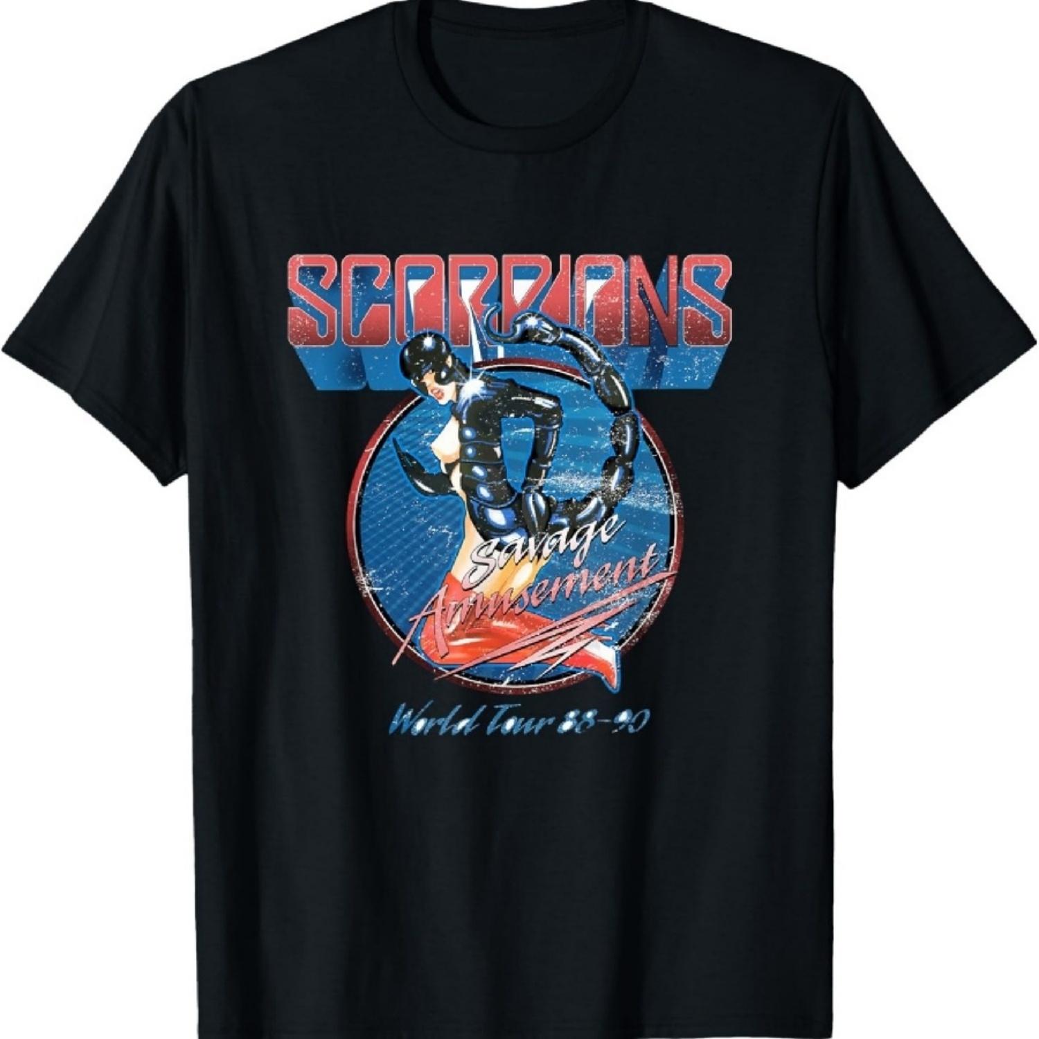 Официальная футболка Scorpions Savage Amusement World Tour XXXXXL разноцветный