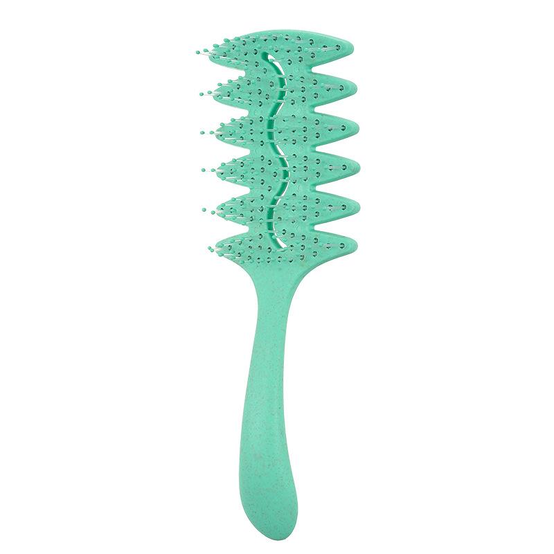 

2026 Curl Definition Styling Comb Fluffy Straight Hair Shun Hair Comb Hexagonal Hollow Ribs Massage Comb