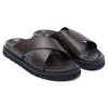 Moda Nuove Eleganti Pantofole Antiscivolo da Uomo in Vera Pelle Tomaia in Pelle di Vacchetta di Alta Qualità Morbide Comode Traspiranti Sandali Scarpe da Uomo per Uso Quotidiano