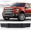 PIT66 Front Bumper & License Plate Bracket Mount Fascia Cover Compatible with Ford F150 Models w/o Block Heater & w/o Grille Shutters 2015-2017