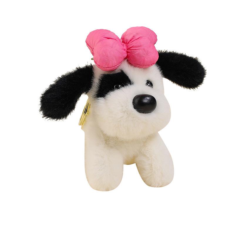 Big-Eared Dog Plush Doll Keychain Student Schoolbag Backpack Pendant Boutique Store Little Doll