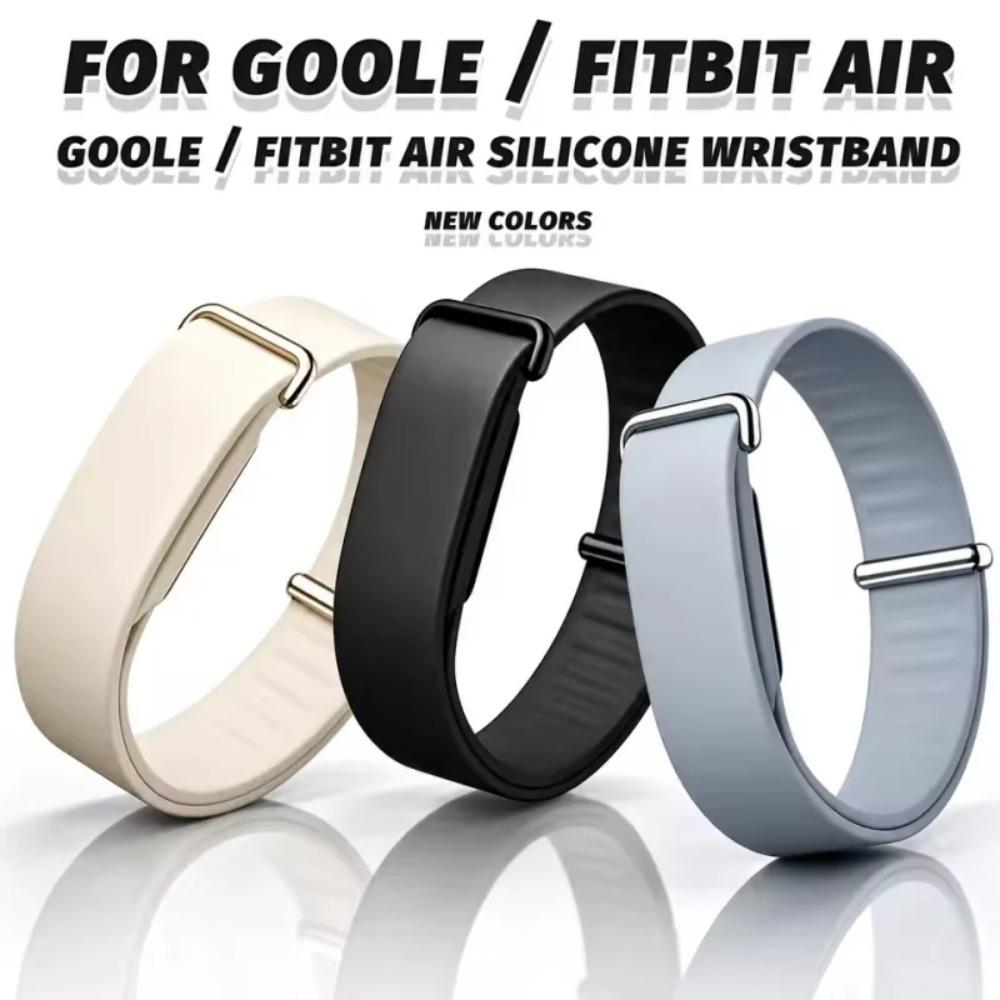 Weiches Silikon-Uhrenarmband für Google Fitbit Air Gummi Ersatzarmband Uhrenband für Fitbit Air Sport-Schlaufe Correa Armband