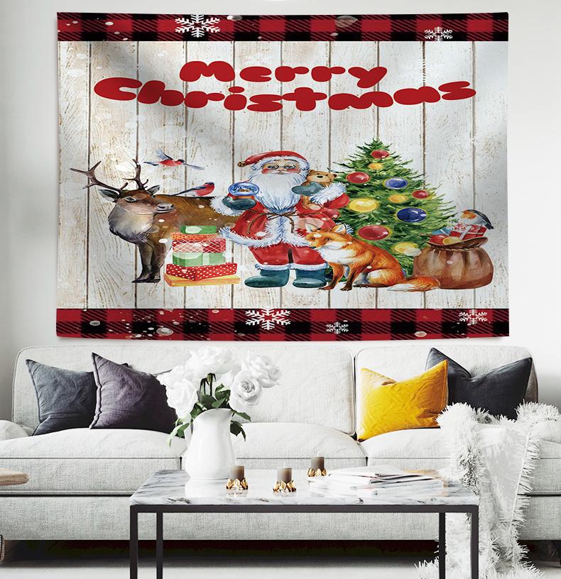 Christmas Balls And Snow Wall Hanging Tapestry Christmas Wall Hanging Tree Wall Hanging Gorgeous Christmas Tree Fireplace Gifts