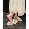 568-1 Vacation One-Word Cool Slippers Women'S Summer Wear Straw Muffin Shoes Platform High-Heeled Sandals