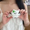 Four-Leaf Clover Self-Mocking Bear AirPods Pro 1 Apple Bluetooth Headphone Case 1/1 Gen Cartoon Case Suitable for Women