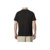 Puma Logo-Druck Atmungsaktives Kurzarm-T-Shirt Herren Oberteile Schwarz 682147-01