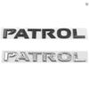 Car ABS Rear Trunk Letters Words Logo Badge Emblem Decals Sticker For Nissan Patrol Y60 Y61 Y62 Y63 Y64 Styling Accessories
