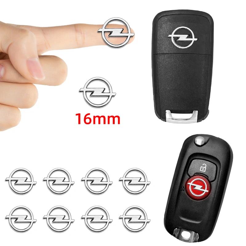 16mm ABS Car Remote Key Stickers Decoration Emblem Decal For Opel Insignia Astra J F Antara Meriva Zafira H G Corsa Accessories