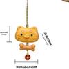 Portachiavi con Ciondolo Orso e Gatto in Legno - Carino Ornamento Senza Volto per Borse e Telefoni