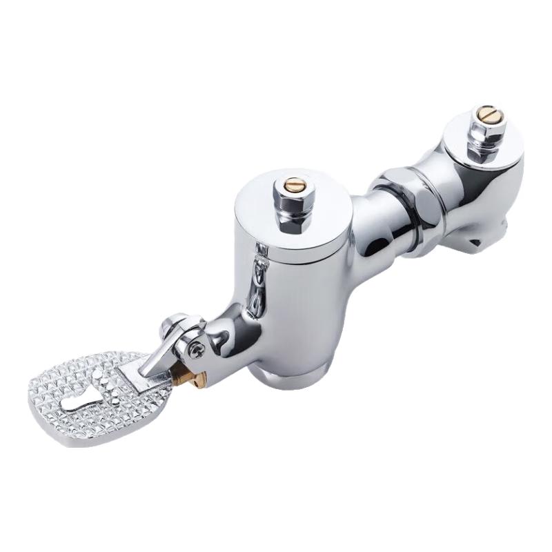 HESDIK Horizontal Foot-Pedal Toilet Flush Valve