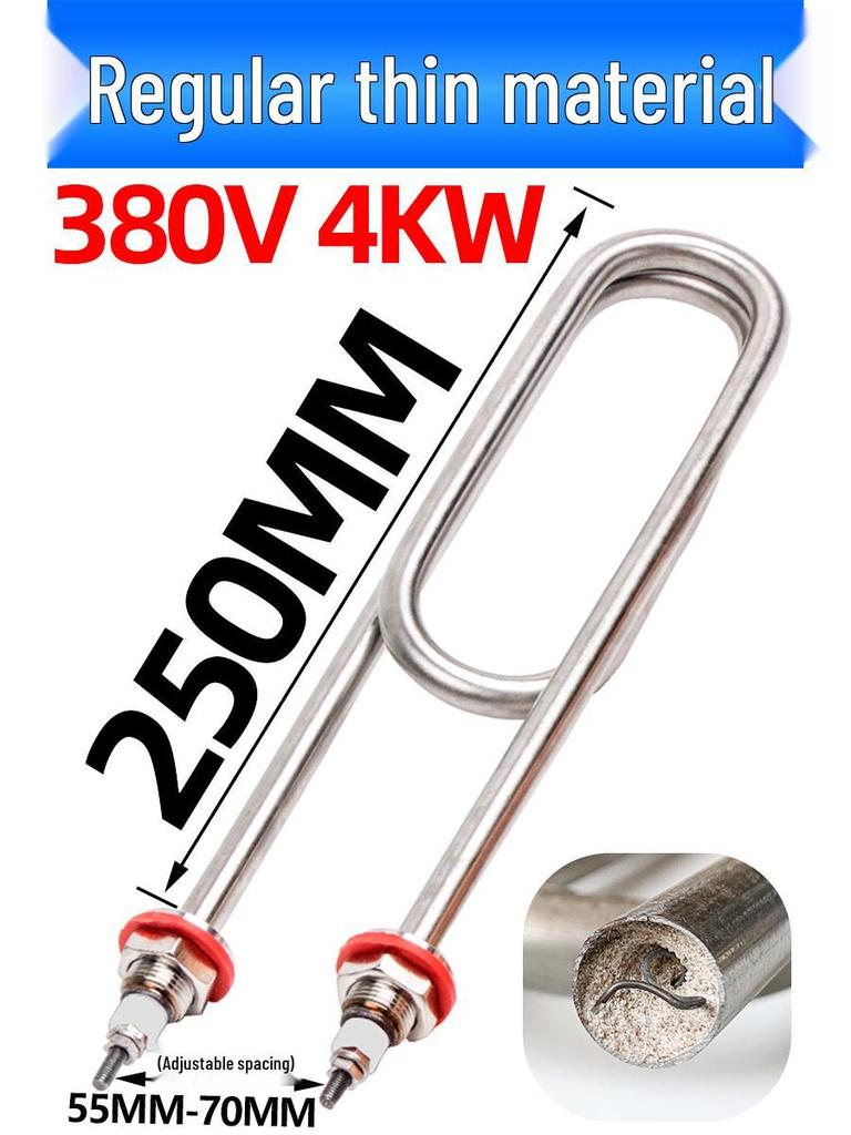 Steamer Heating Tube Element for Rice Cookers, 220V/380V, Options: 2/3/4.