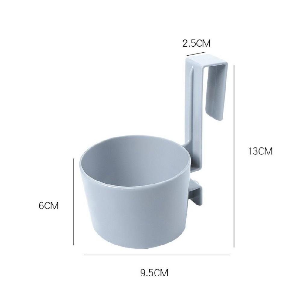 Self-adhesive Hair Dryer Holder Moisture-proof Punch Free Hair Dryer Stand Wall-mounted ABS Material Wall Storage Rack