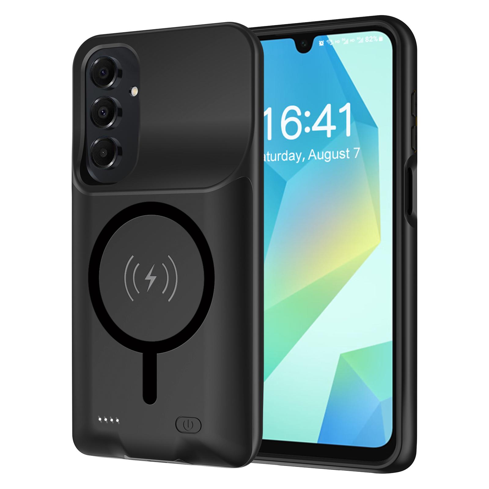 

E10S Для Samsung Galaxy A16 5G Чохол з TPU краями для заряджання 6000 мАг Розширена батарея Сумісний з MagSafe A