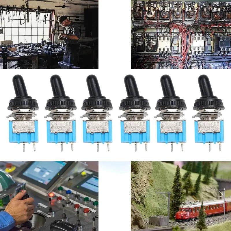 For Motorcycles Boat Supplies Accessory MT-S101 2 Pin 2 Position Mini Toggle Button Switch Blue Micro Toggle Switch Tool 1-10PCS