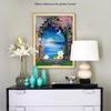 Cross Stitch kamienky Flower Moon Diamond Mosaic 5D DIY Diamond Painting Vyšívanie