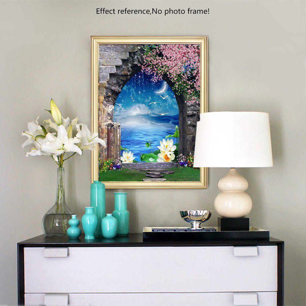 Cross Stitch kamienky Flower Moon Diamond Mosaic 5D DIY Diamond Painting Vyšívanie