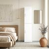 180 cm Tall Bookshelf, Modern 5-Tier Shelf with Adjustable Shelves, Freestanding Storage Cabinet, White