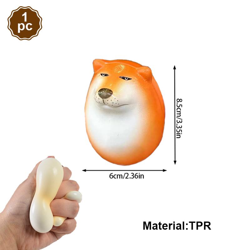 Creative DIY Assembly Shiba Inu Realistic Egg Shape TPR EggDog Union Desk Decor Desktop Ornaments For Home Office Fun Christmas Easter Gift Presents