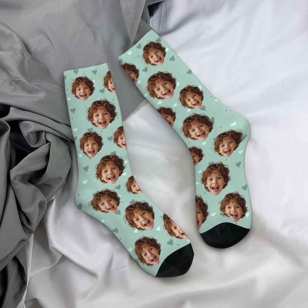 Maßgeschneiderte gesichtsgeformte Socken Unisex personalisierte Socken Personalisierte Socken mit Bild Fotosocken Maßgeschneiderte Socken als Geschenk