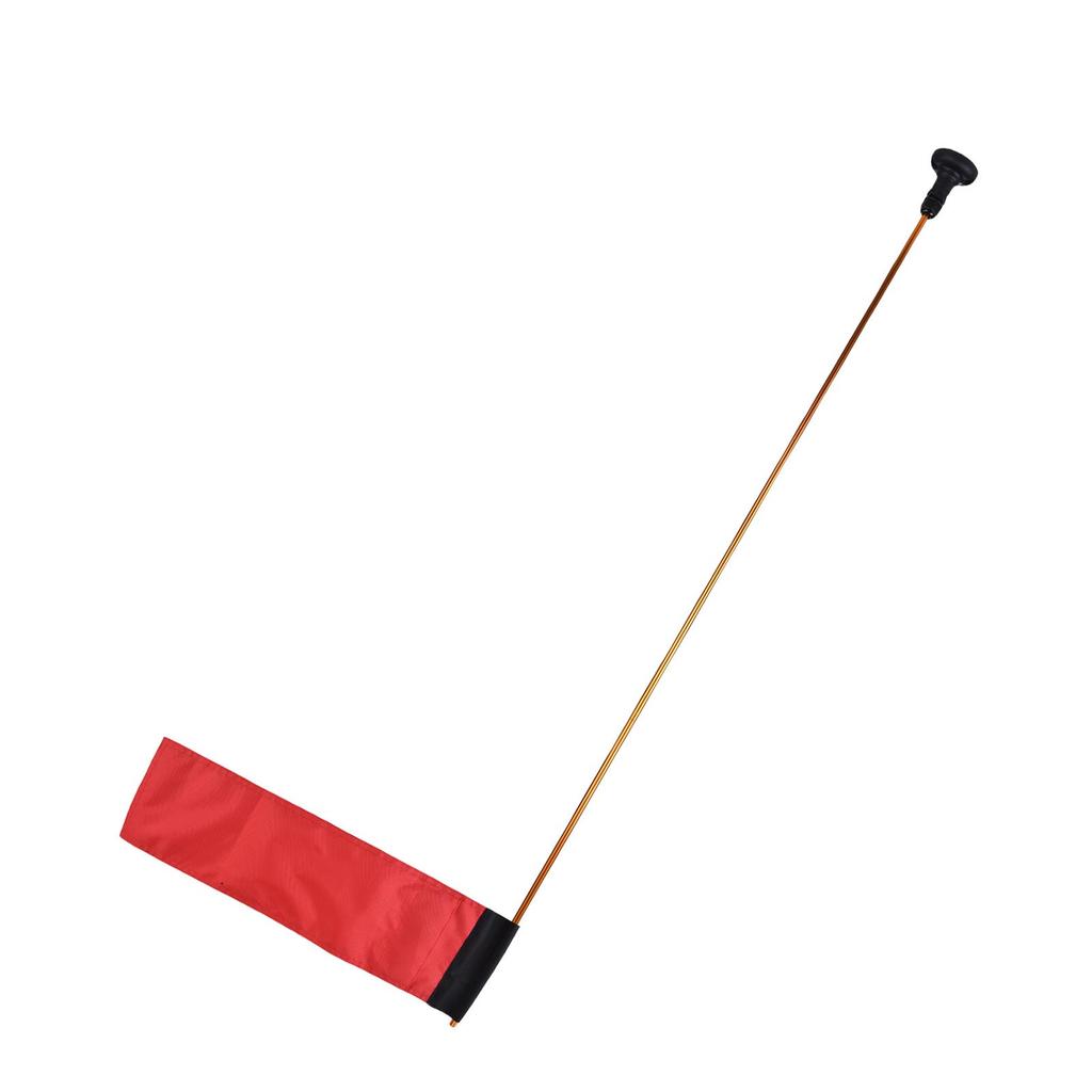 Large Kayak   Flag with Pole, Storage Bag, Screws and Track Mount Base High Visibility 20x5.6 Inch