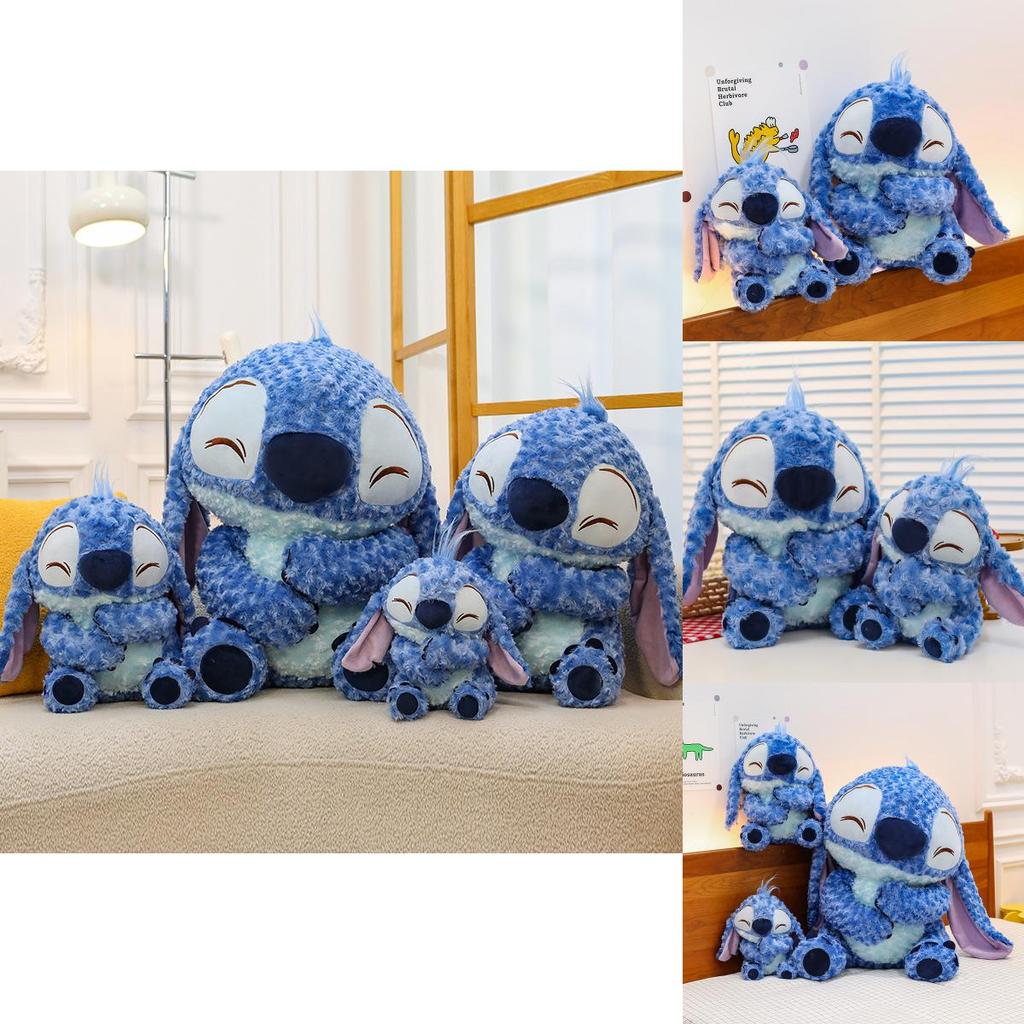 Adorable Eastdiy Plush Stitch Toy Soft Cuddly Animal Figure With Long Plush Fur