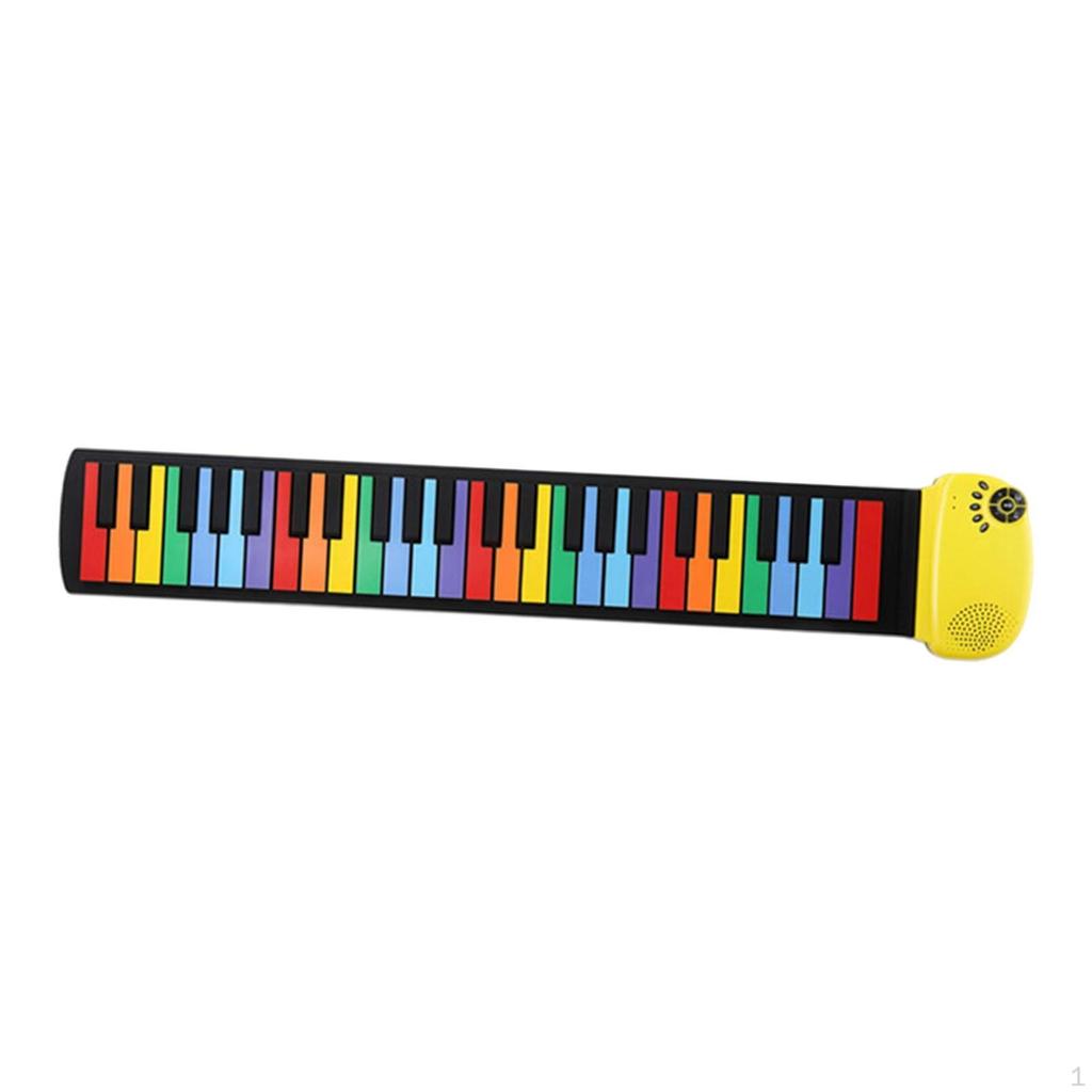 49 Keys Compact Folding Piano, Portable Electronic Keyboard