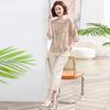 Yalu New Chinese Style Embroidered Summer Two-Piece Set
